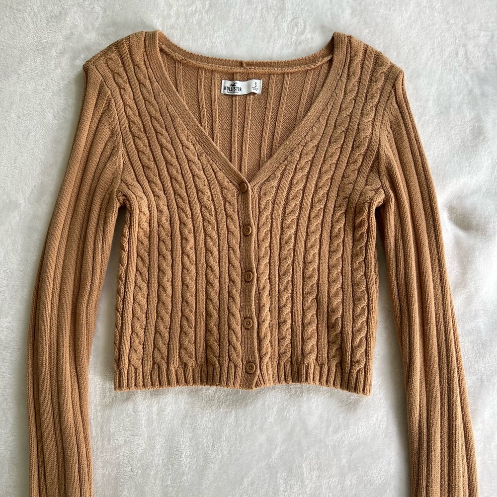 Hollister Cable Knit Cardigan